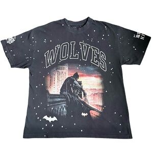Darc Sport Wolves Batman Graphic Splatter Tee Medium Limited Edition 659/1000